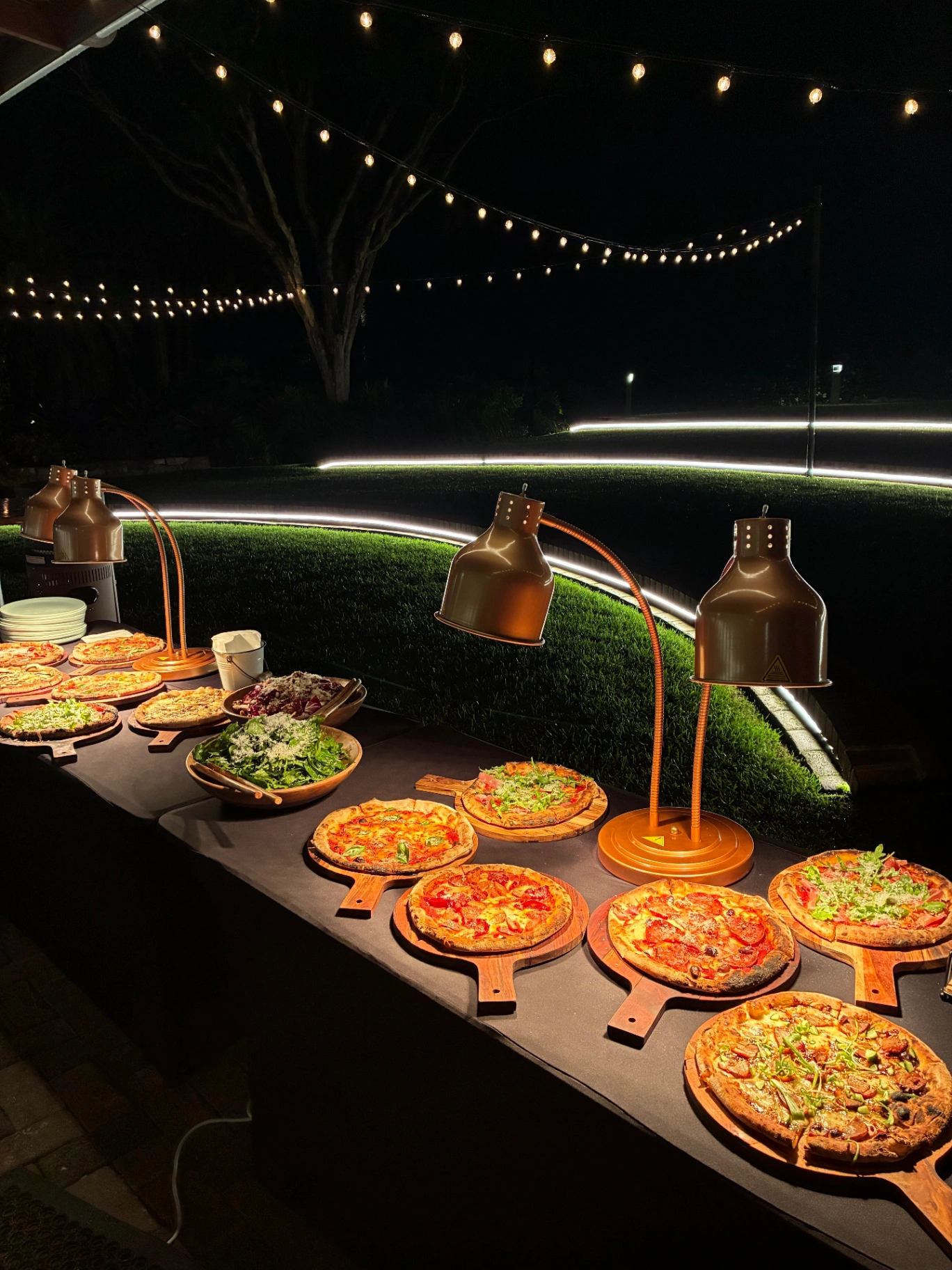 Wedding catering at a celebration